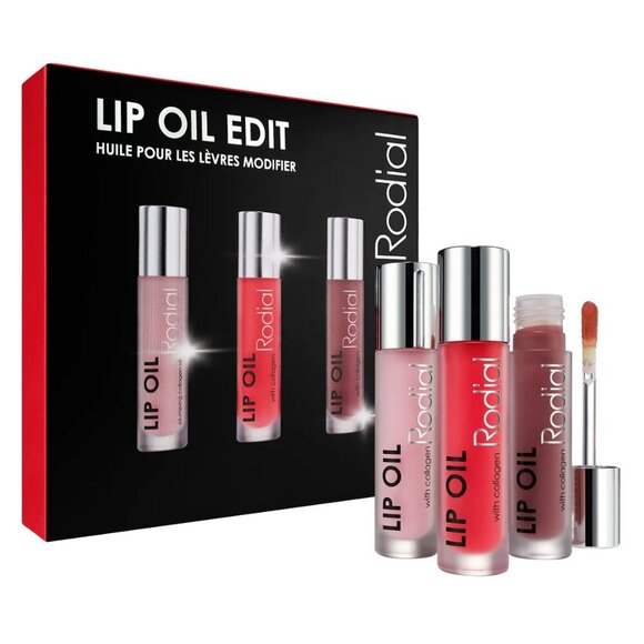 Rodial Plumping Collagen Lip Oil Trio, 0.39 fl oz, 3-pack Gift Set - Picture 1 of 6